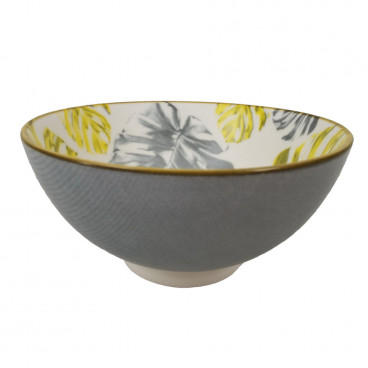 BOL 10CM GRIS BOTANIQUE