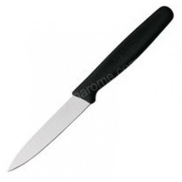 COUTEAU À PARER NOIR 10 CM SWISS CLASSIC