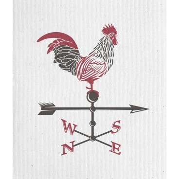 TISSU STYLE ESSUIE TOUT COQ